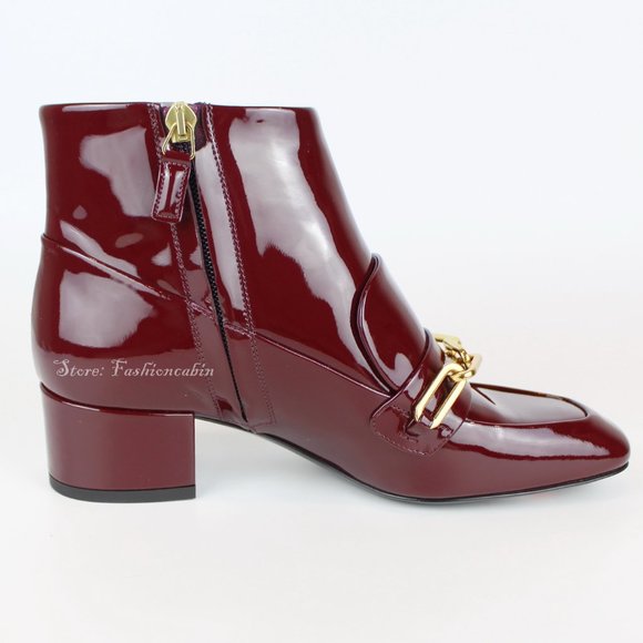 NEW Burberry Patent Leather Booties - Picture 4 of 12